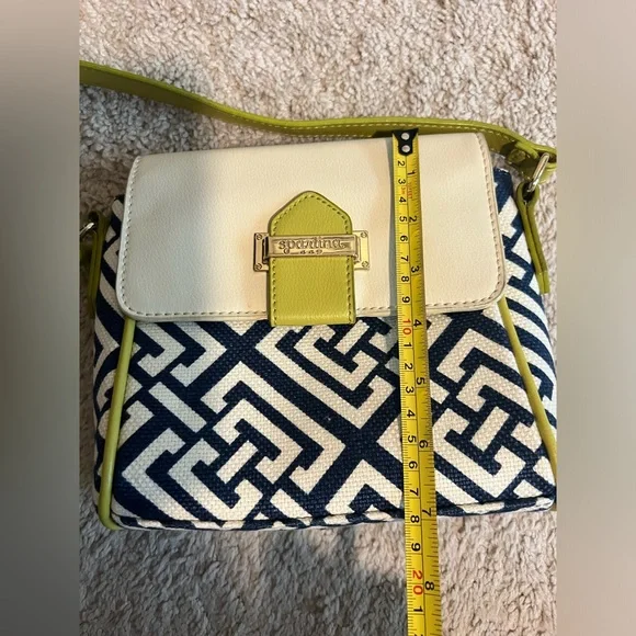 Spartina 449 Leather and Linen Crossbody - Picture 11 of 16